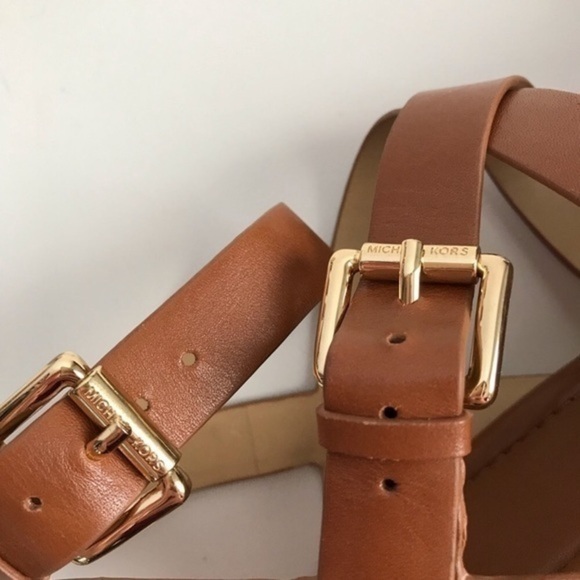 Michael Kors Espadrille Style Jocelyn Platform Suede Wedge Sandals Size 8 - Picture 7 of 8